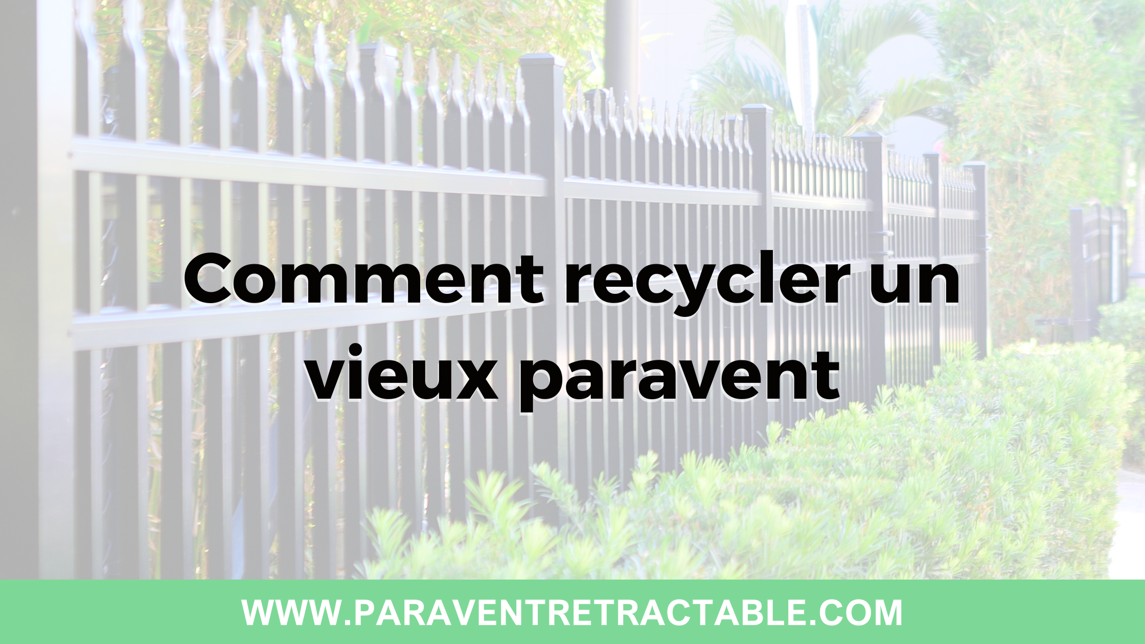 Comment recycler un vieux paravent
